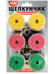 ЩЕЛКУНЧИК БРИКЕТ - Баранка яд от мышей и крыс 6 штук (195г)