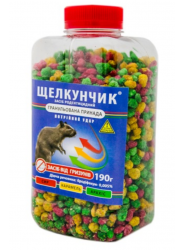 Щелкунчик гранулы от грызунов (микс) 190 г