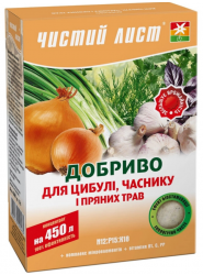 Добриво Чистий лист для цибулі, часнику і пряних трав 300 г