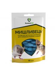 Мишливец от грызунов парафиновые брикеты 10 шт