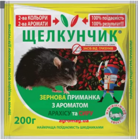 Щелкунчик зерно від гризунів 200 гр - 1